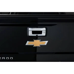 Cubierta de manija de puerta trasera ABS cromada para GMC Sierra 2015-2018 con cámara de respaldo - Imagen 1 de 2
