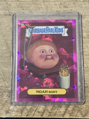 2024 Topps Chrome Garbage Pail Kids Magenta Pink Sapphire #279b Noah Body 73/75 - Image 1 of 3