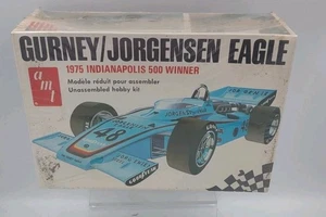 AMT Gurney/Jorgensen Eagle Indy car Vintage Model kit 1/25 Sealed Inside T255 - Picture 1 of 9