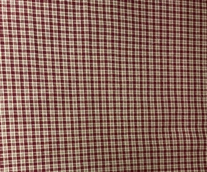 One & 1/2 Yards Red Plaid Fabric 100% Cotton - Picture 1 of 1