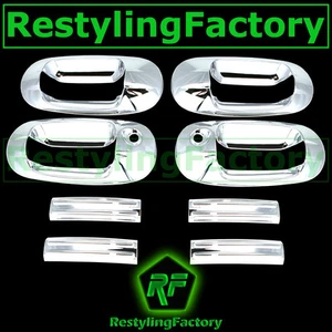 03-12 Ford Expedition Triple Chrome 4 Door Handle with Passenger Keyhole Cover - Picture 1 of 1