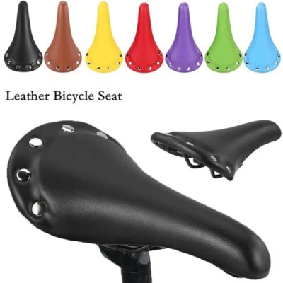 Assento de bicicleta de estrada MTB selim corrida almofada de couro ecológico macio ultraleve - Imagem 1 de 4