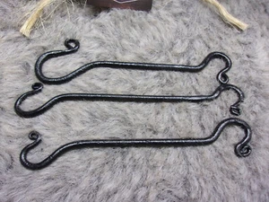 3er Set "S" Haken, handgeschmiedet in den Hügeln von West Virginia - Bild 1 von 4