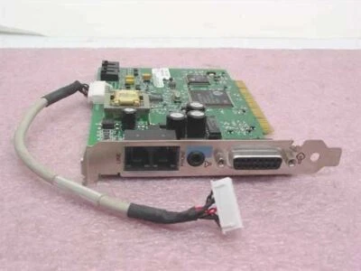 HP 5184-3448 Rev. HB PCI Voice Fax Modem Card with Cable - Image 1 of 4