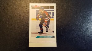 Josef Beranek Edmonton Oilers NHL 1992 Topps Bowman PROOF RARE WOW