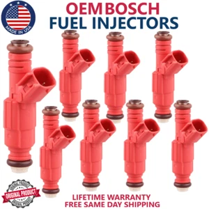 x8 OEM BOSCH FUEL INJECTORS FOR 2000, 2001 Dodge RAM 1500 5.2L V8 #0280156161 - Picture 1 of 4