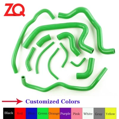 For Toyota MR2 MK1 AW11 Chassis 4A-GE MT 1984-1989 Green Silicone Radiator Hose - Изображение 1 из 4