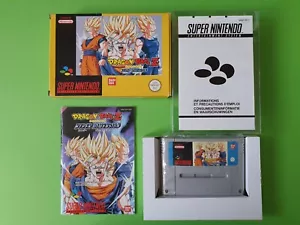 DRAGON BALL Z HYPER DIMENSION / Jeu Super Nintendo EUR / TBE / Bandai - Foto 1 di 24