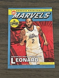 2020-21 Donruss Net Marvels Kawhi Leonard #11 Los Angeles Clippers - Picture 1 of 2