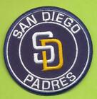3"  Circular  Embroidered Iron On Patch - San Diego Padres