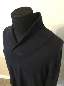 Maglione Banana Republic collo sciallato taglia XL uomo cotone maglia modal nuovo senza etichette - Foto 1 di 5
