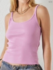 Urban Outfitters Pink Carly Ribbed Vest Top Bnwt Size Small Rrp £12