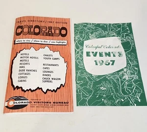 Vintage 1967 Colorado Tourist Travel Vacation Broschüre Guide Directory - Bild 1 von 12