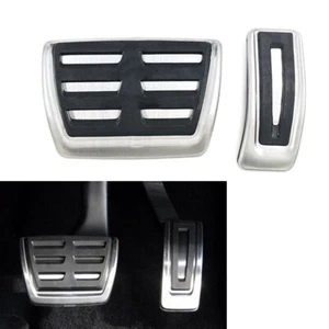 Stainless Steel Car Brake Gas Pedals Cover For Audi A4 A5 A6 A7 A8 Q3 Q5 2PCS - Afbeelding 1 van 12