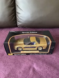 Maisto 1:18 31657 Guldstrand Signature Edition Corvette 2003 – Rare Metal Gold - Picture 1 of 24