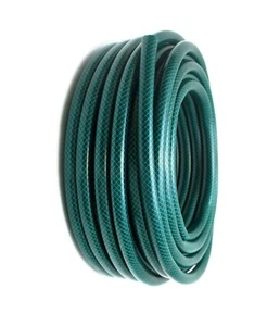 Garden Hose Pipe 30M Reinforced Braided PVC Watering Hosepipe Reel 30 Metre NEW - Picture 1 of 6