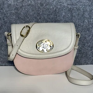Emma Fox Crossbody Bag Leather Shoulder Gold Tone Hardware Adjustable Strap - Picture 1 of 11
