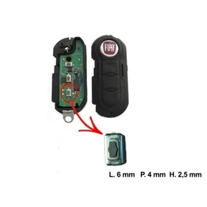 3 PZ PULSANTE MICRO SWITCH CHIAVE TELECOMANDO FIAT 500 BRAVO CROMA ALFA 159 - Foto 1 di 1