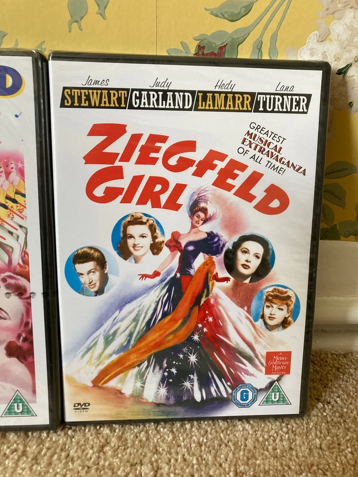 Ziegfeld Girl DVD 1941 James Stewart Judy Garland Hedy Lamarr Lana Turner