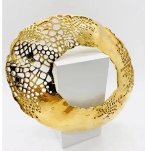VINTAGE HAUTE COUTURE RUNWAY CHRISTIAN LACROIX PARIS BANGLE BRACELET - Picture 1 of 15