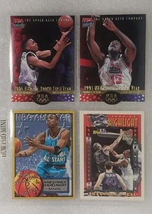 1996 Upper Deck Team USA Baloncesto O'Neal + Hardaway & More Magic NBA Lote 4 - Imagen 1 de 2