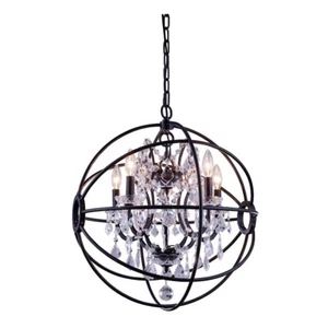Urban Classic 1130 Geneva 5 Light 20" Royal Cut Pendant, Bronze - 1130D20DB-RC - Picture 1 of 1