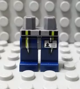 LEGO City Agents Dark Blue Minifigure Legs with Silver ID Badge - Picture 1 of 1