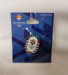 Salt Lake 2002 Olympia Pin Official Licensed Merch Rot Weiß Blau - Bild 1 von 3