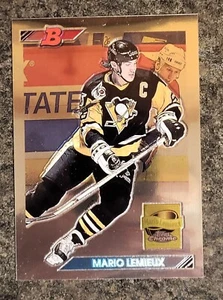2000-01 Topps CHROME Mario Lemieux Commerative 5 of 10 (1992 BOWMAN) - Picture 1 of 5