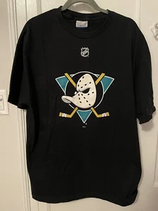 Vintage Anaheim Mighty Ducks Jean Sebastien J.S. Giguere Reebok T Shirt XL Y2K - Bild 1 von 5