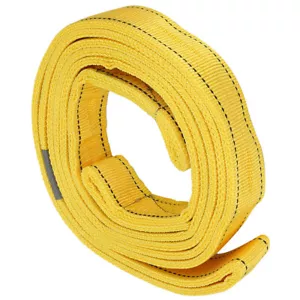 8 Tons Car Trailer Towing Rope Recovery Tow Strap With U Shape Hooks - Picture 1 of 19