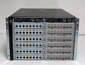 HPE Aruba 5412R zl2 48x 1/2.5/5/10GBASE-T PoE+ 48x 10GBE SFP+ with Transceivers - Picture 1 of 2