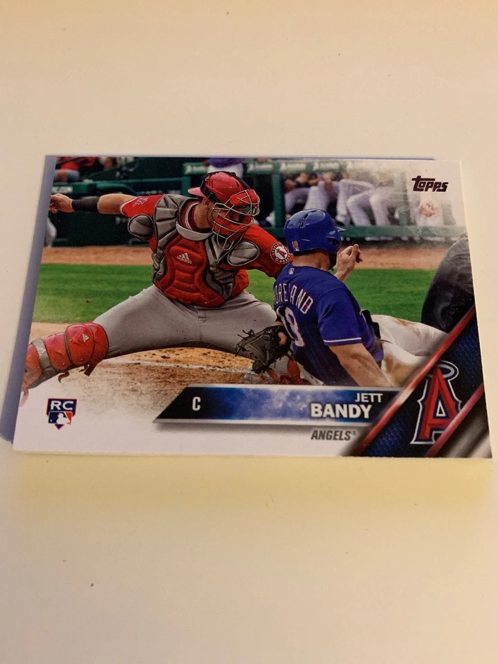 2016 Topps Update #US24 Jett Bandy Los Angeles Angels Rookie Card - Image 1 of 1