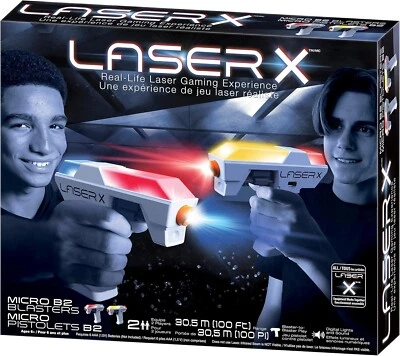 2 Guns Laser X Micro B2 Blasters Wireless Gaming 2 Players Laser Tag Set Toy - Image 1 of 2
