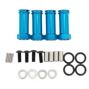 4x Adaptador hexagonal de cubo de rueda de metal para coche de radiocontrol Wltoys 12428 12423 Feiyue FY-03 1/12 - Imagen 1 de 12