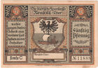 [#328849] Banconote, Germania, Neusalz, 50 Pfennig, personnage, 1922, SPL, Mehl: