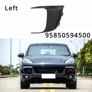 1Pc Left Front Fog Lamp Intake Grille Frame For Porsche Cayenne 92A 2015-2017 - Foto 1 di 5