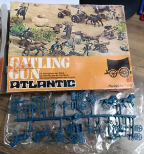 ATLANTIC 1/72 - FAR-WEST STORY - on sprue Gatling Gun + US. 7th CALVARY - Foto 1 di 4