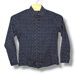 ESpirit Clothing Co Blue White Floral Button Down Long Sleeve Large - Picture 1 of 4