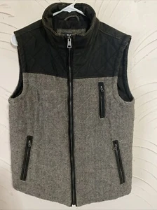 BKE Men’s Sleeveless Vest Jacket 40% Wool Shell Size Small - Picture 1 of 12