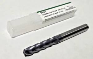 WIDIA HANITA .370 X 3/8 X 1.1/2 X 4 END MILL .090R 4 Flute 5586318 NEW - Picture 1 of 4