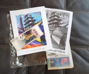 2010 Brickyard 400 Super Weekend Event Program Starting Line News Ticket Set - Picture 1 of 7