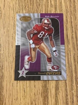 2000 Leaf Certified Terrell Owens San Francisco 49ers #80 - C2 - Image 1 of 2