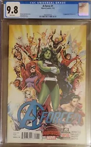 A-FORCE 1 CGC 9.8 1ST APPEARANCE SINGULARITY MARVEL COMICS 2015 🔑 - Picture 1 of 1