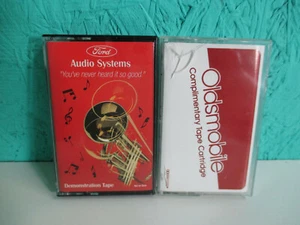 Ford Oldsmobile Audio Demonstration Complimentary Cassette Tape Cartridge Tapes - Picture 1 of 6