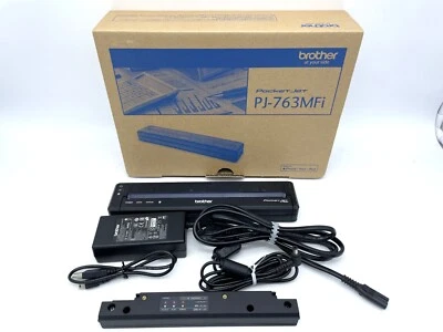 Brother PocketJet PJ-763MFi A4 Mobile Bluetooth Thermal Printer Boxed Tested - Image 1 of 4