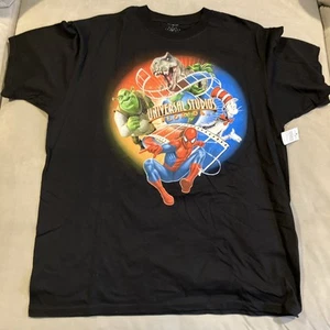 RARA - NUEVA CON ETIQUETAS - UNIVERSAL STUDIOS FLORIDA - Camiseta - Shrek - Spider Man - XL para hombre - Imagen 1 de 4