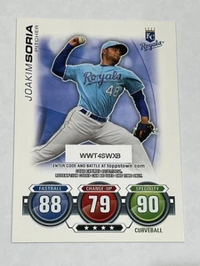 2010 Topps Update Baseball Attax Code Card - Joakim Soria - Kansas City Royals - Picture 1 of 2
