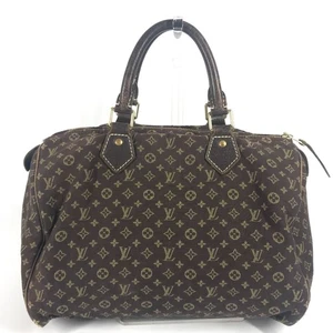 Louis Vuitton Monogram Mini Lin Speedy 30 Hand Bag Boston Bag Ebene M95224 - Picture 1 of 24