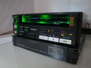 Pioneer KP-E05 GM-41A Car Cassette Player Amplifier Set of 2 Maintenanced - Picture 1 of 9